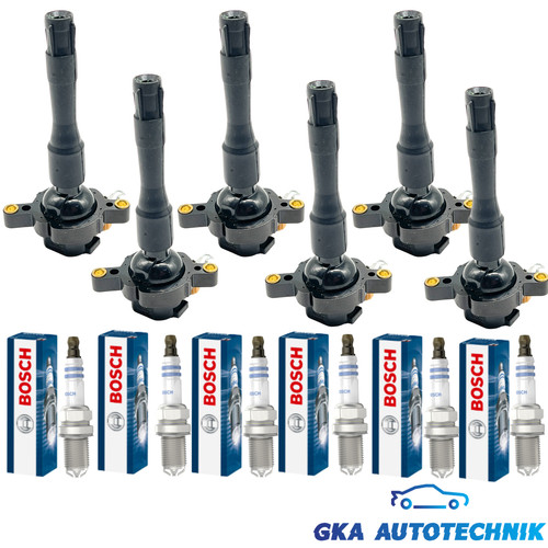 Zündspule 6x bosch - zündspule, +